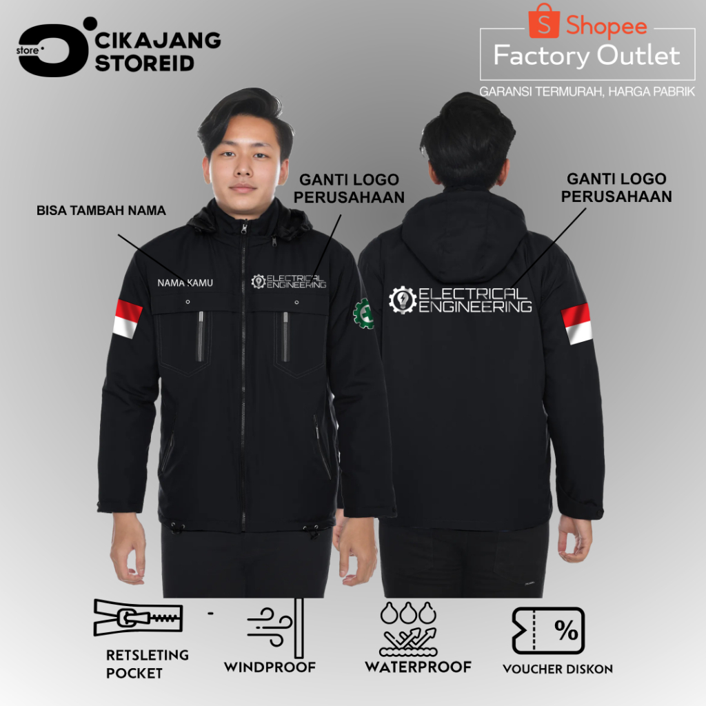 JAKET ENGINEERING CUSTOM | JAKET ELECTRICAL ENGINEERING | TEKNIK KELISTRIKAN