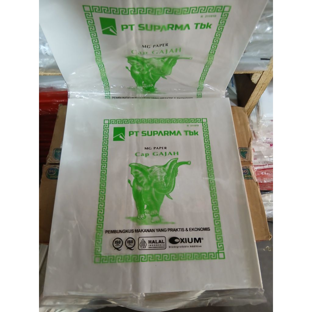 KERTAS PUTIH KFC MG PAPER/PEMBUNGKUS NASI ISI 100Lembar