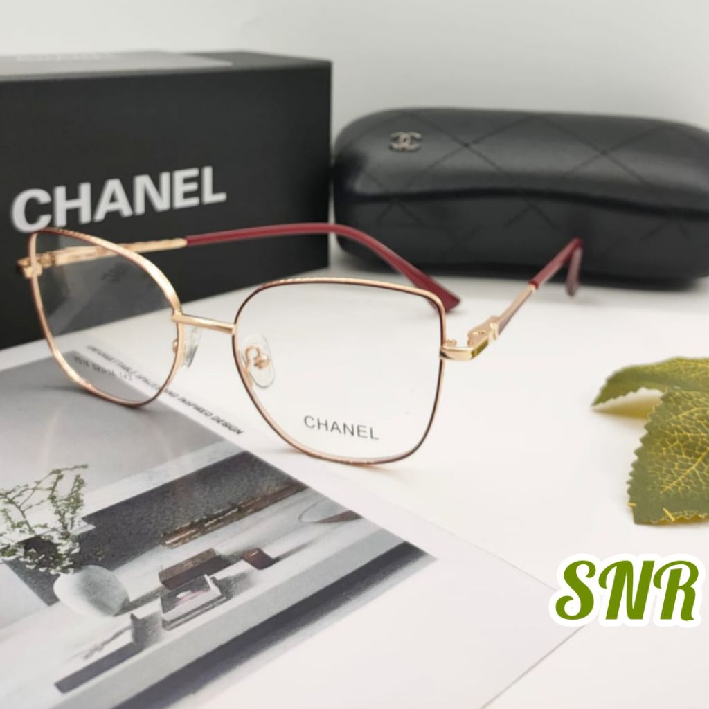 Frame Kacamata Titanium Super Premium Anti Radiasi Y016 Paket Lensa Minus Plus Clynder Normal | Kaca