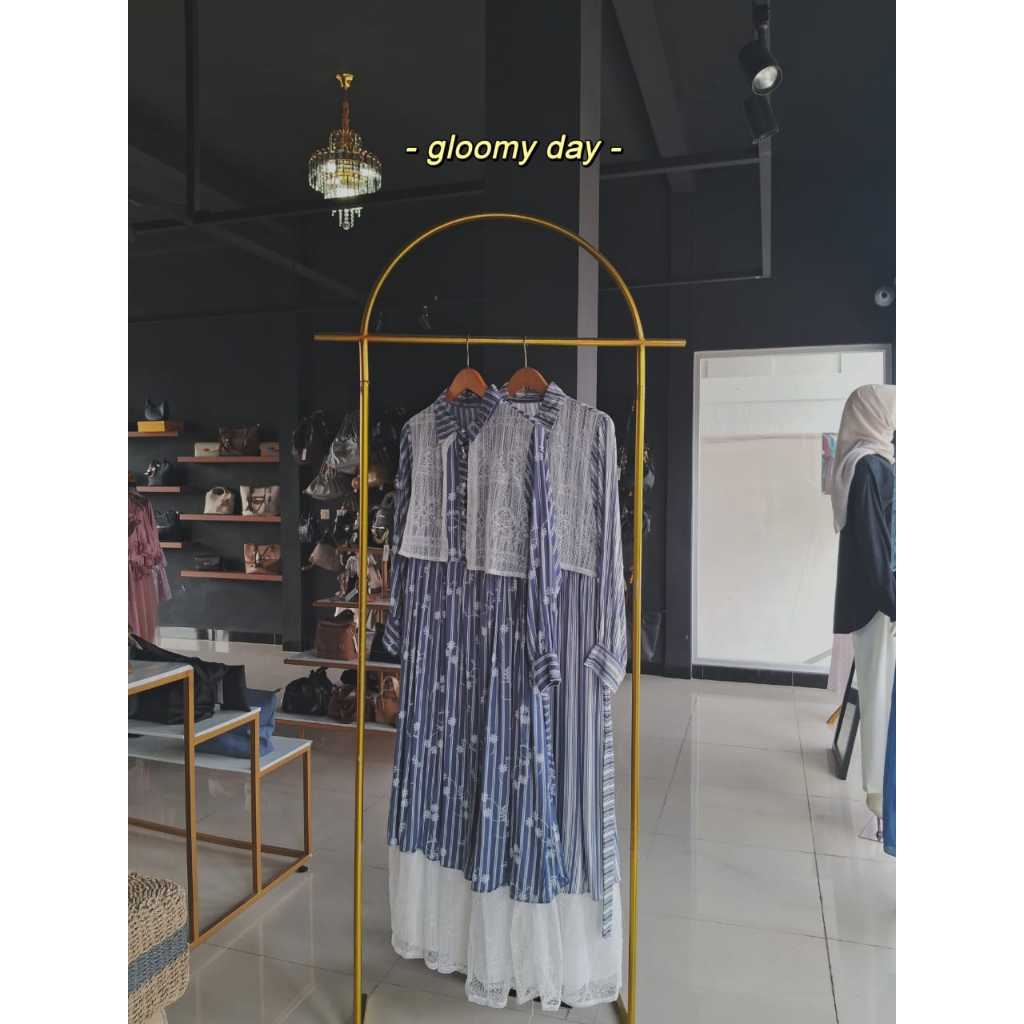 GAMIS RAYON SALUR MIX BROKAT BUSUI FRIENDLY || GAMIS DIAMOND 458
