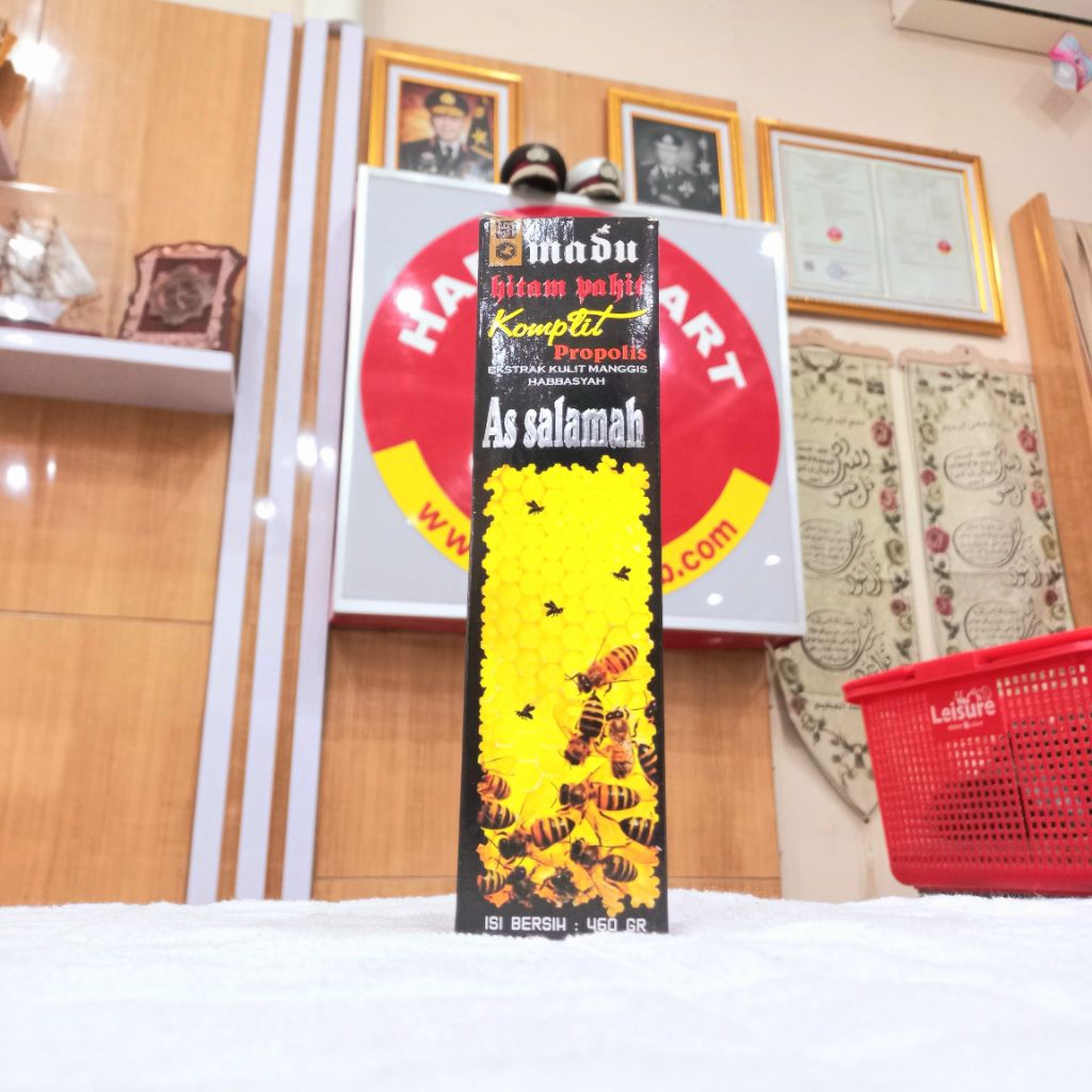 

Madu Hitam Pahit As Salamah 460gr – Plus Propolis, Kulit Manggis & Habbatussauda