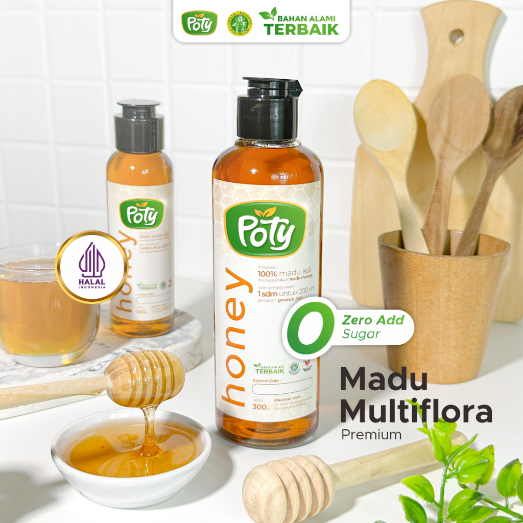 

Madu Asli Murni Grade A Multiflora 100% Alami Pure Natural Raw Honey