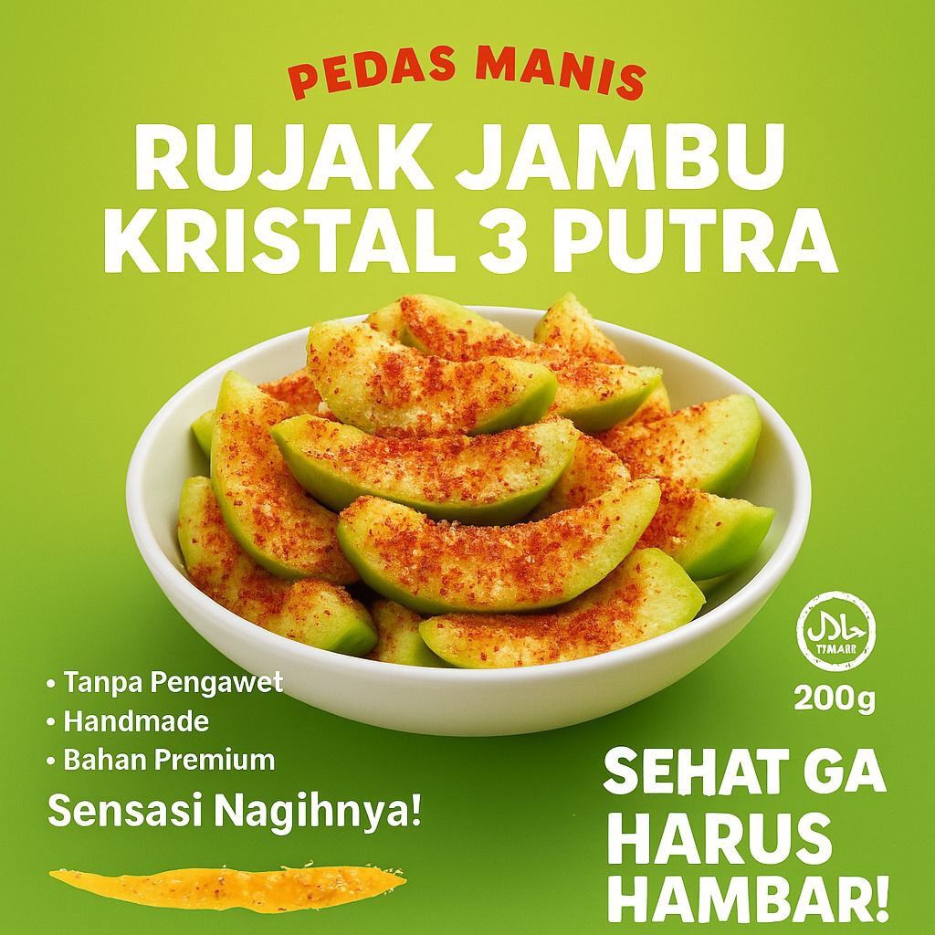 

RUJAK JAMBU KRISTAL PREMIUM | GRADE A (200GR)