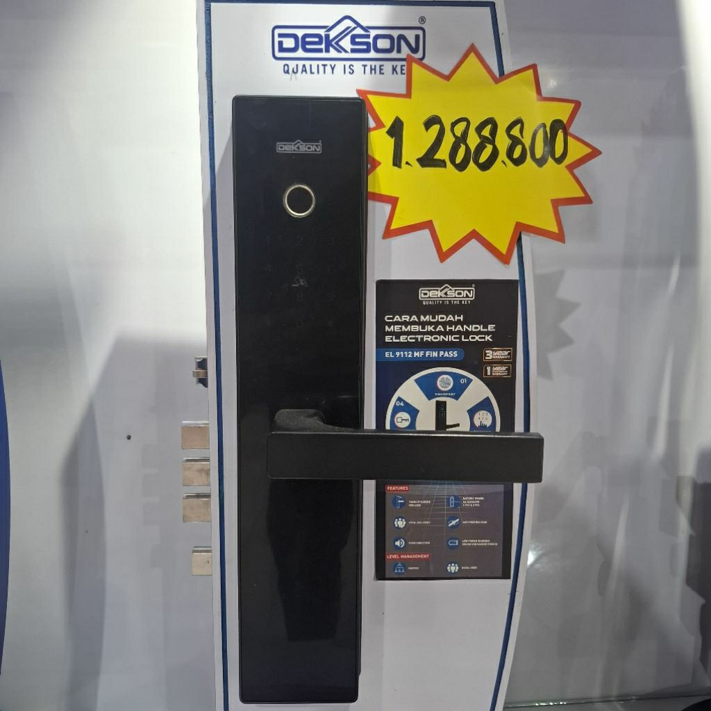 DEKKSON ELECTRONIC LOCK EL 9112 MF FIN A (RIGHT)