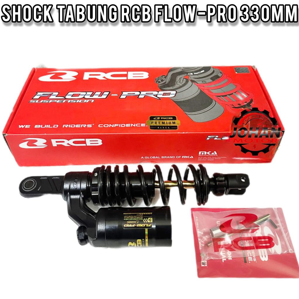 SHOCK TABUNG RCB FLOW PRO 330MM SKOK VARIO RCB FLOW PRO TERMURAH SESURABAYA