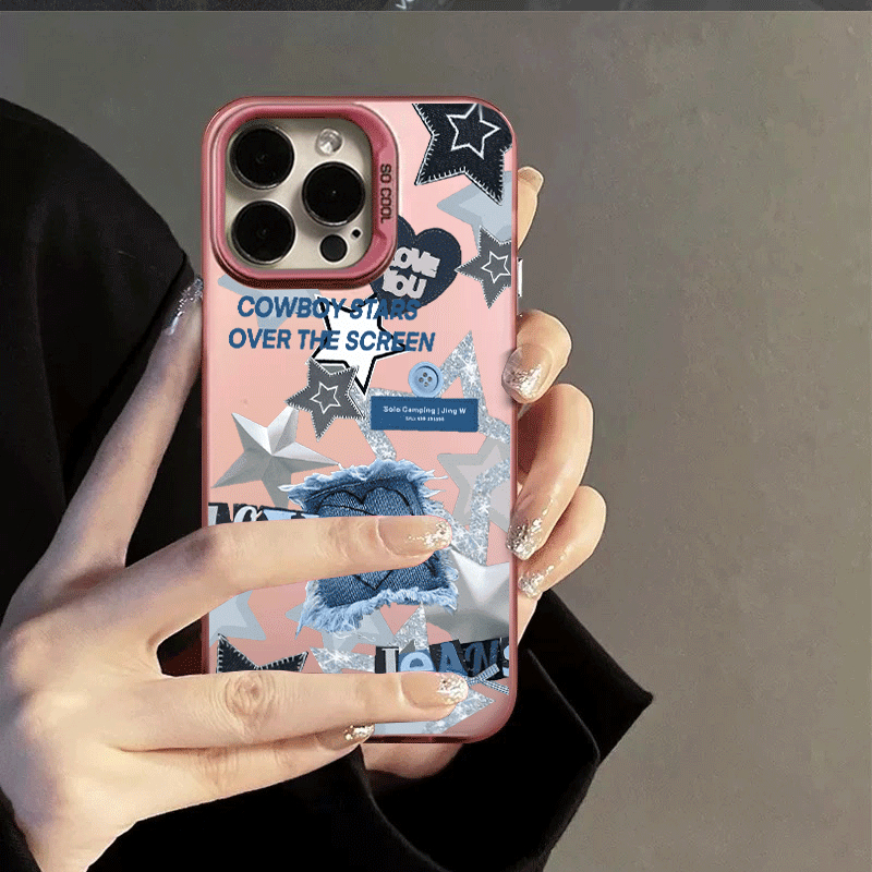 CUCI GUDANG hot Casing hp ponsel Fashion Star IMD cocok untuk case OPPO A3S A5s/A12/A7/A11k A5 A9