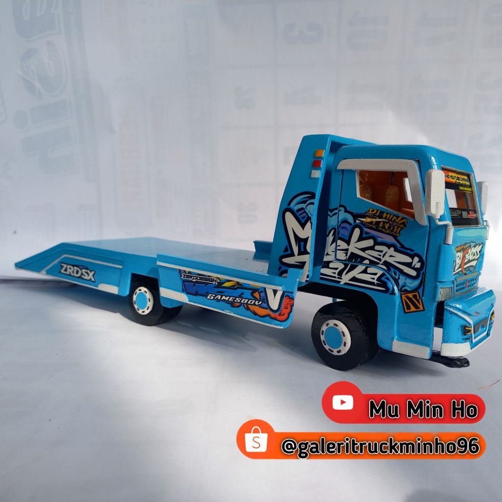 HIDROLIK BUKA TUTUP Miniatur Truk Towing BigBos