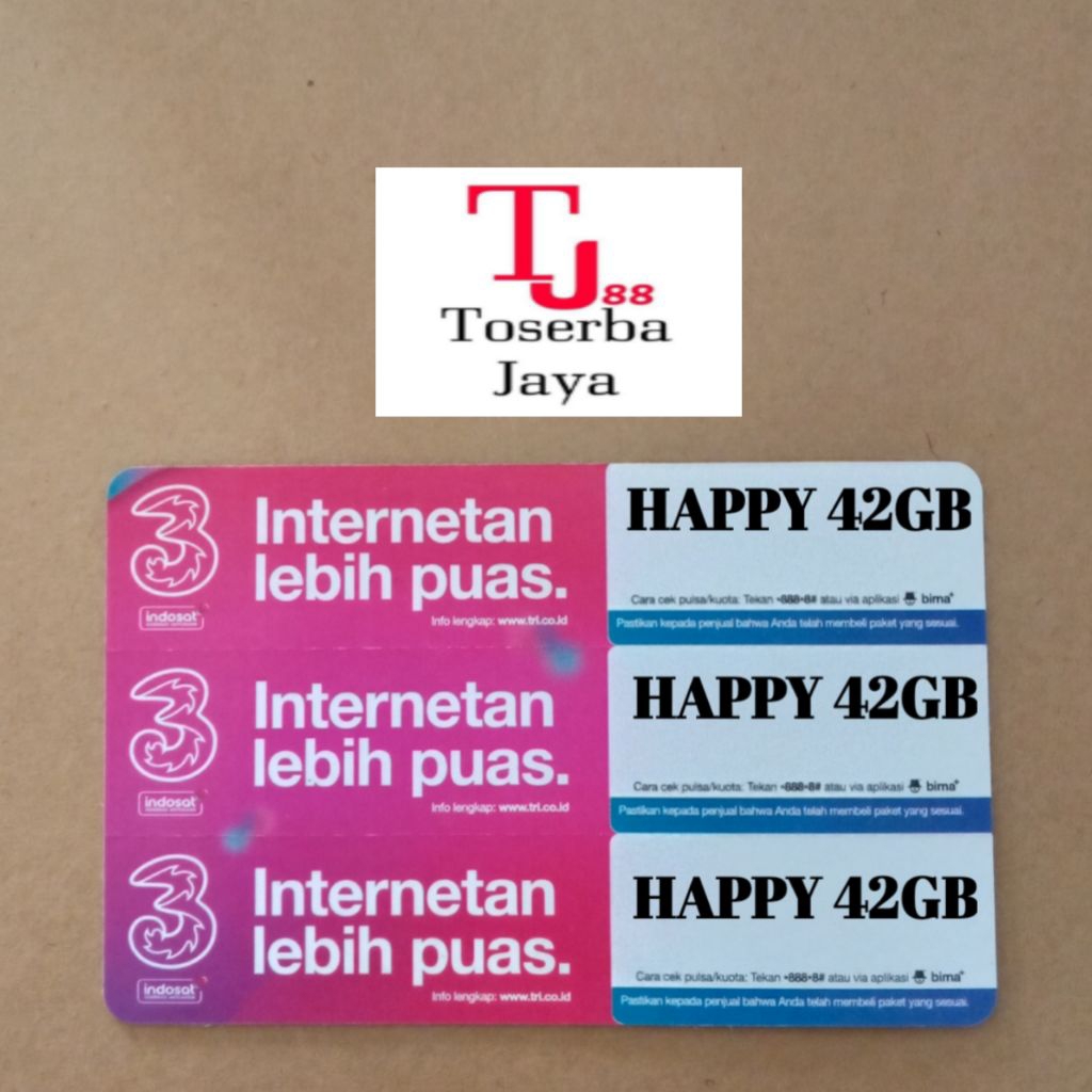 VOUCHER THREE DATA 42GB