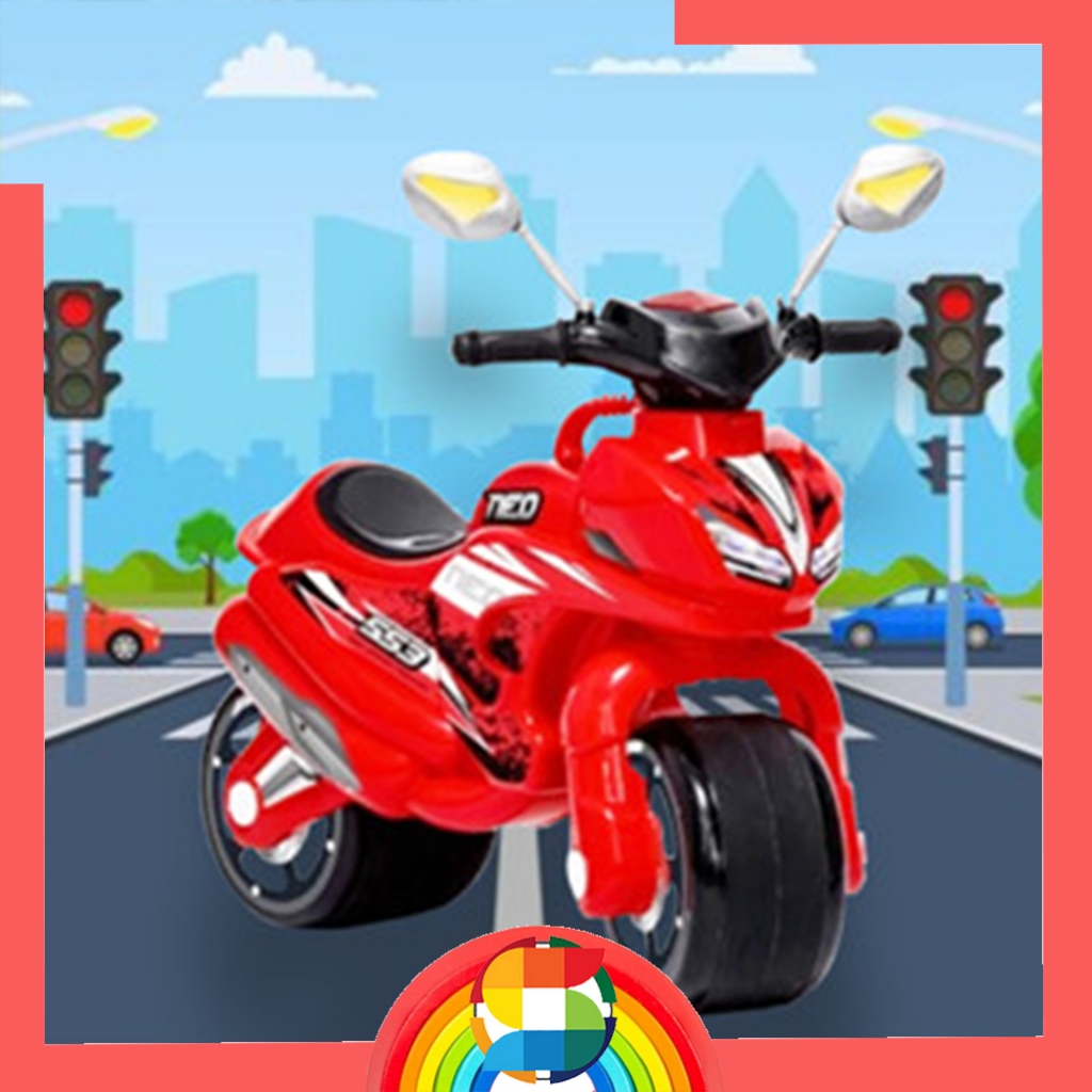 (BISA COD) MOTOR DI NAIKI / RIDE ON / Mainan Anak Motor Balap /Mainan Motor Motoran Bisa Dinaiki SHP