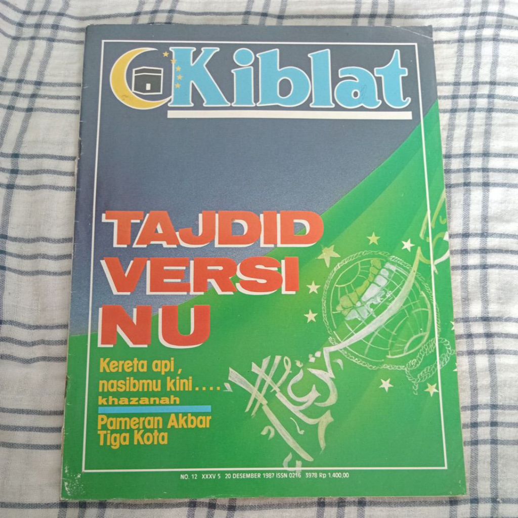 MAJALAH KIBLAT DESEMBER 1987 - TAJDID VERSI NU