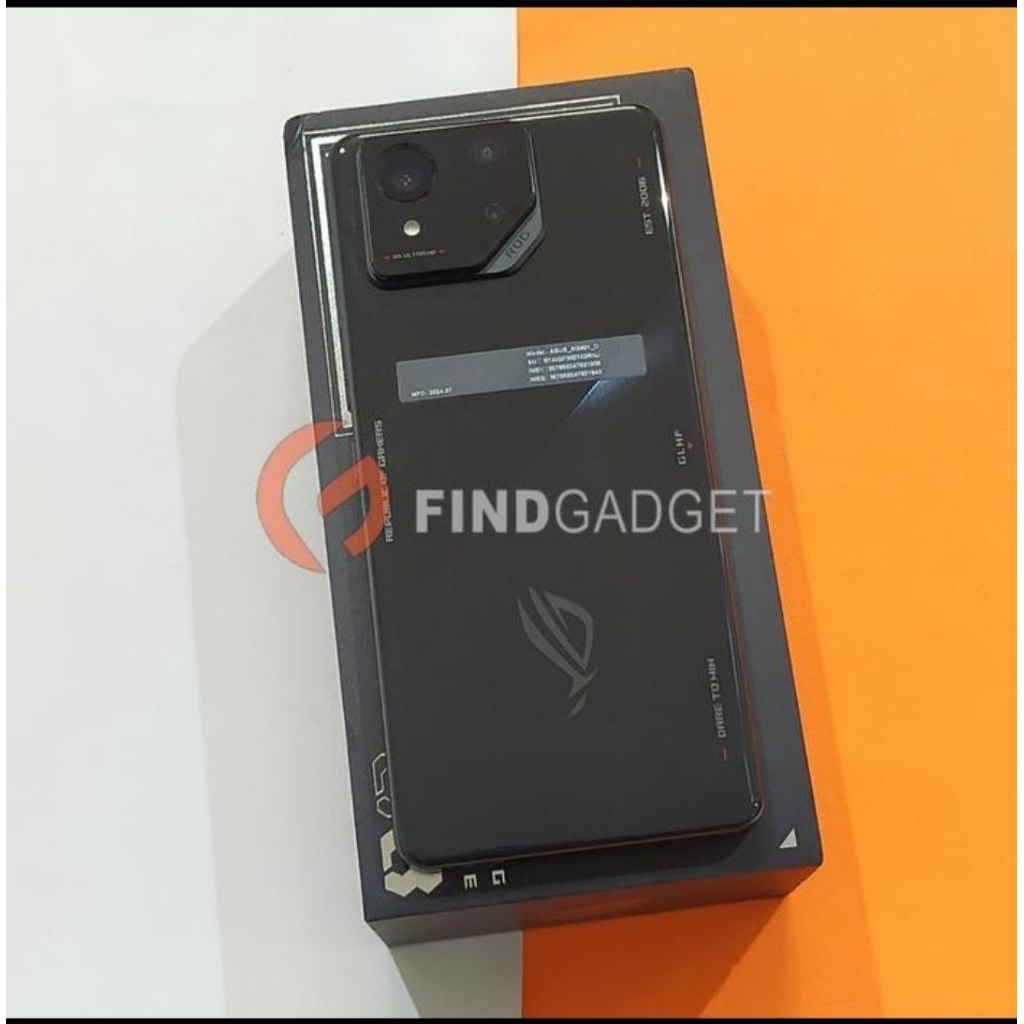 Asus ROG Phone 8 12/256 RAM 12 ROM 256 GB Second Bekas Pakai Garansi Resmi Indonesia