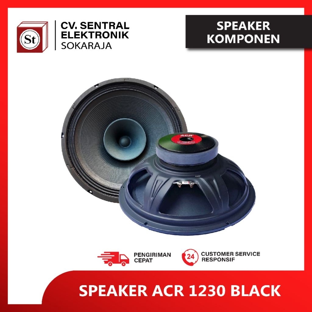SPEAKER ACR 1230 BLACK