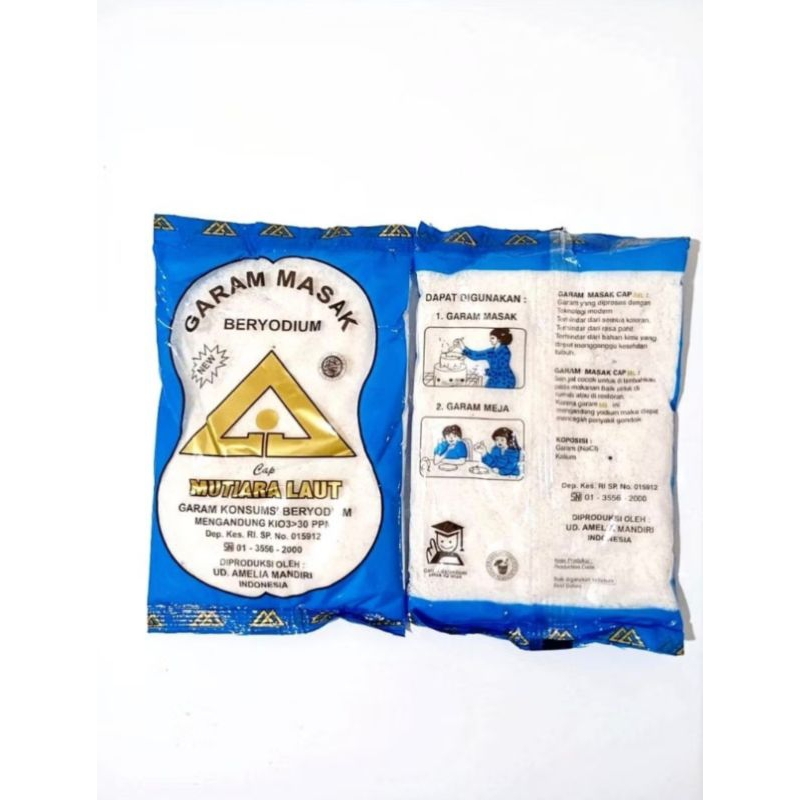 

Garam Masak Beryodium Cap Mutiara Laut - 250gr (10 pcs)