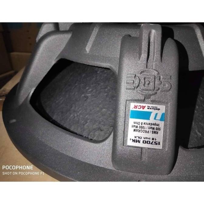 SPEAKER SUBWOOFER ACR DELUXE 15 INCH 15700 MK 1 DELUXE 1000 Watt
