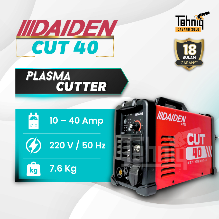 Inverter Plasma Cutter DAIDEN CUT 40 Machine / Mesin Las Potong Plasma DAIDEN CUT 40 Cutting Machine