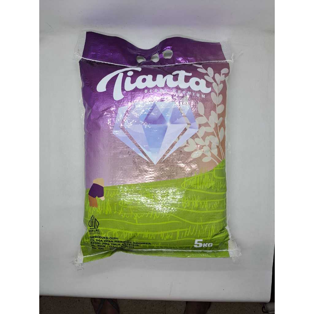 

BERAS LOKAL PABRIK TIANTA 5KG KHUSUS INSTANT