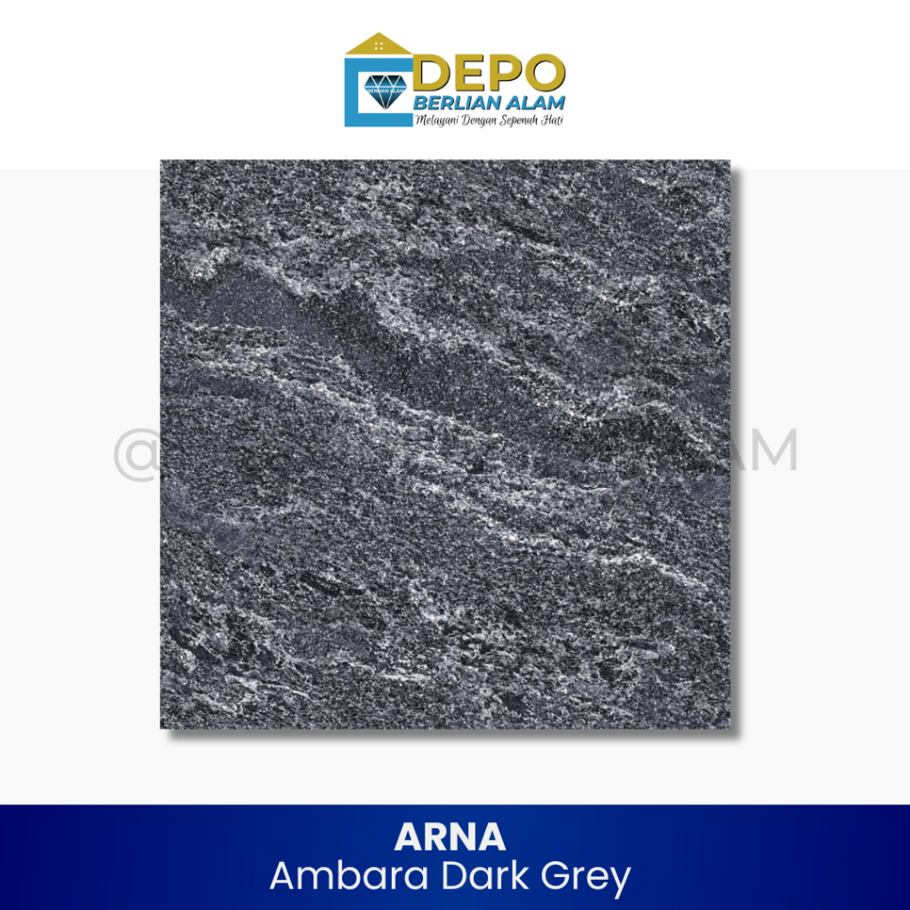 Granit Arna Ambara Dark Grey 60x60