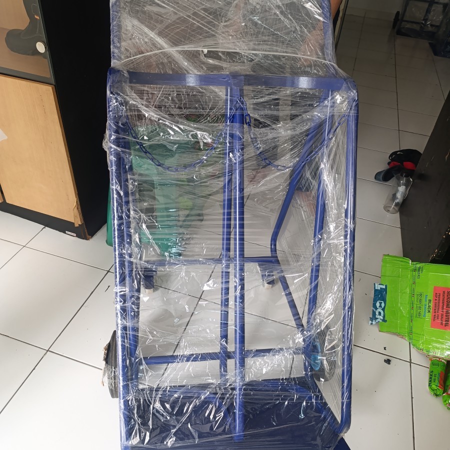 Trolli / Trolley Double Tabung Oksigen 6M3 40 Liter Acetylene Besar 40 Liter - Troli Tabung Gas Doub