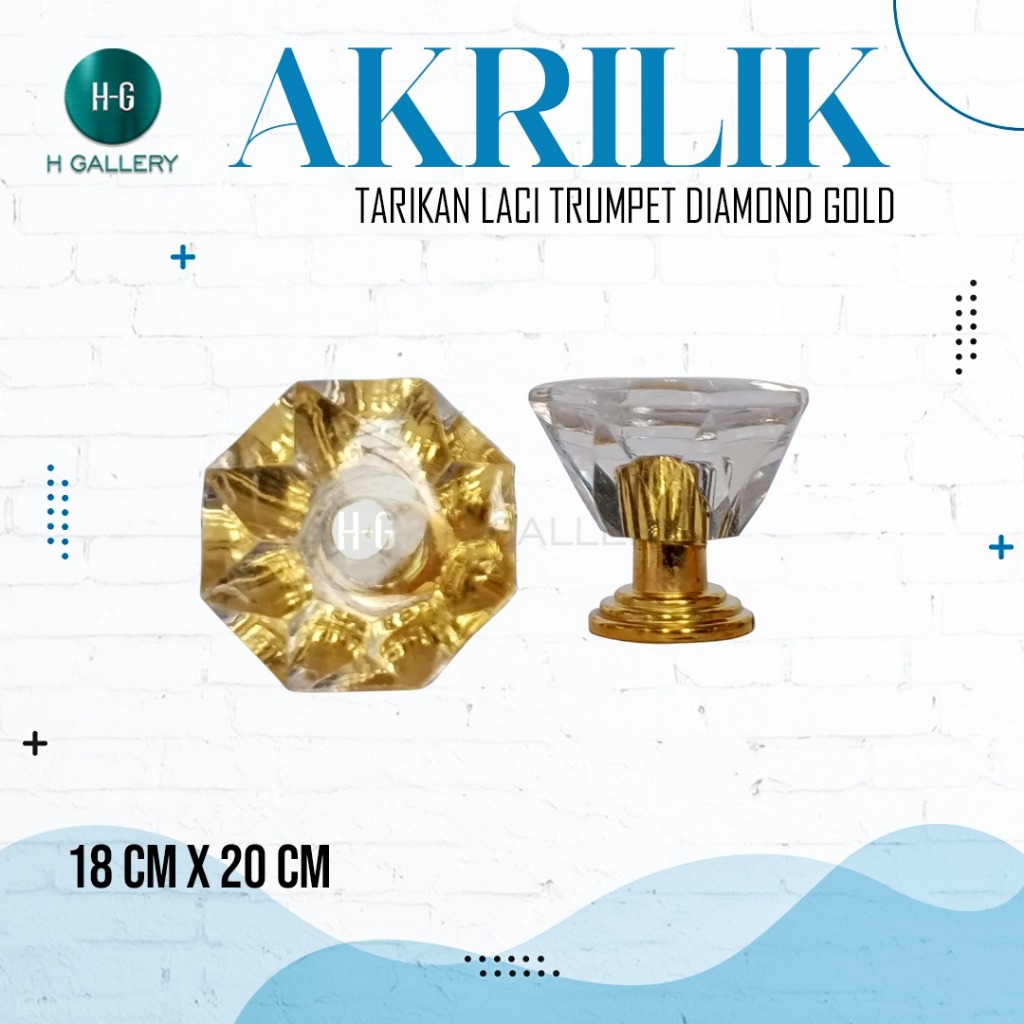 TARIKAN LACI AKRILIK TRUMPET GOLD *S