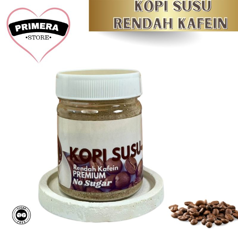 

Kopi Susu Rendah Kafein Sehat No Sugar Premium - 47gr PrimeraStore