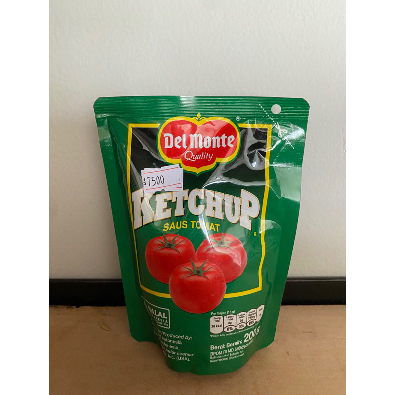 

Del monte ketchup saos tomat 200 gr