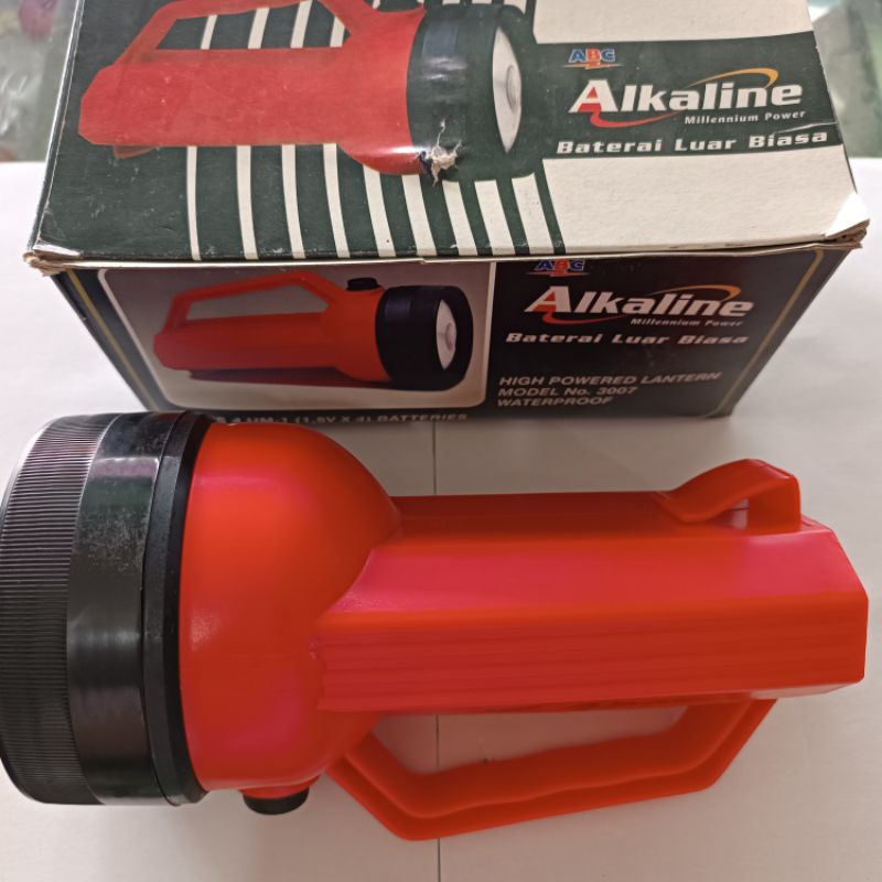 Senter batu / baterai 4xD ABC Alkaline