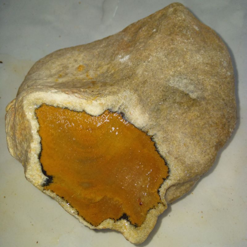 Original Batu Akik Jasper Kuning Golkar