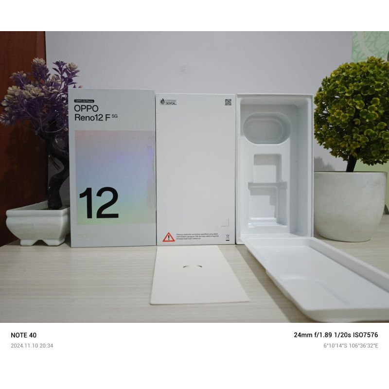 

KARDUS BOX HP OPPO RENO 12F'5G ORIGINAL
