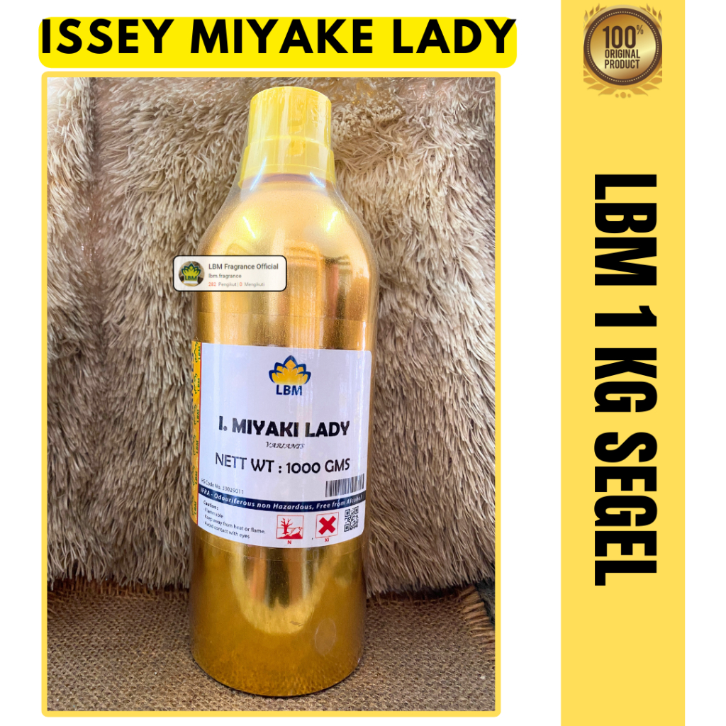 Bibit Parfum ISSEY MIYAKE LADY ( 1 KG SEGEL Alumunium ) LBM Fragrance