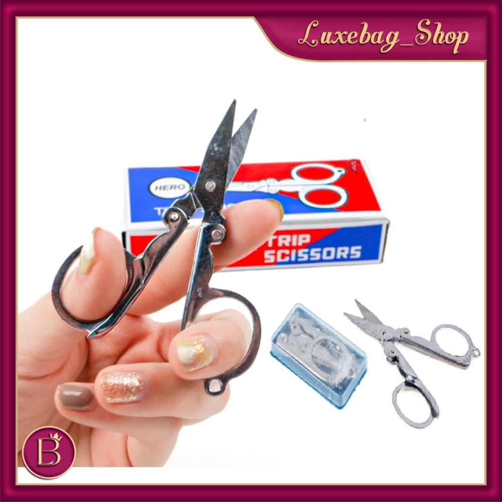 

LB Gunting Lipat Kecil Saku / Hero Trip Folding Scissors Stainless Steel S098