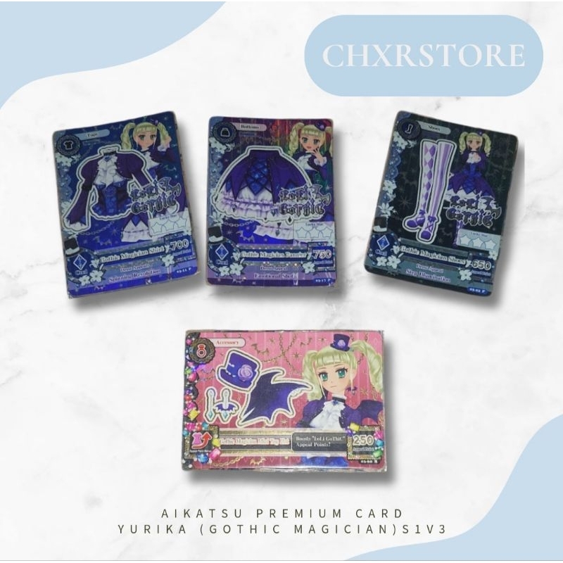 Aikatsu Card/Kartu Aikatsu Premium Rare Card Yurika (Loli Gothic)
