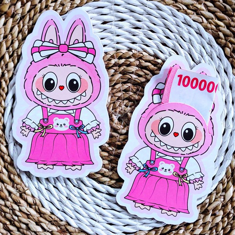 

5 pcs AMPLOP LEBARAN 3D LABUBU VIRAL 2025