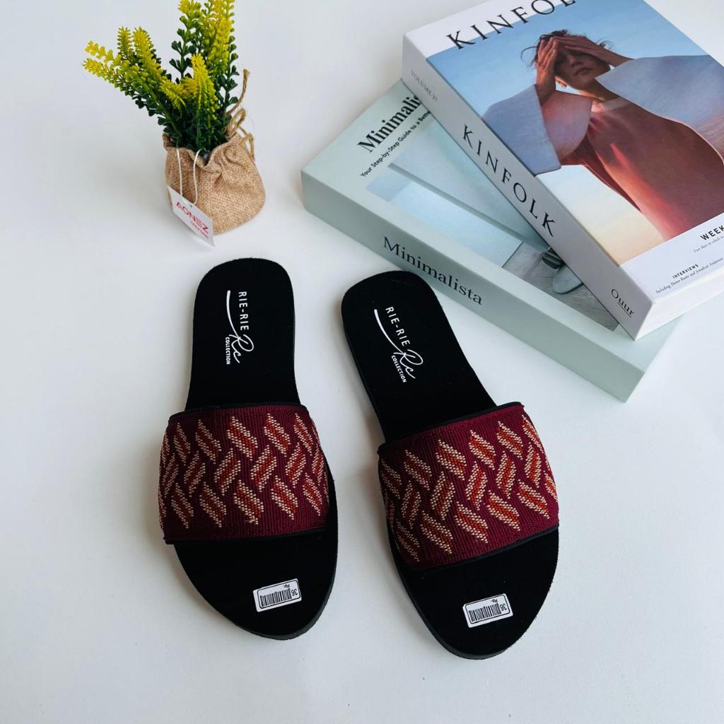 Sandal Wanita Dewasa Selop Rajut Import Terbaru