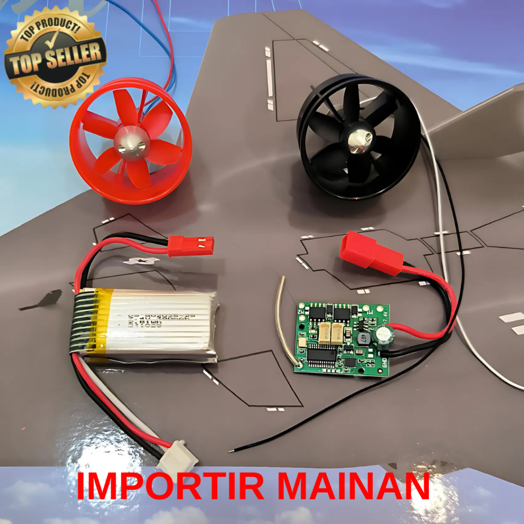 part rc plane pesawat rc FX9672 board ducted fan motor