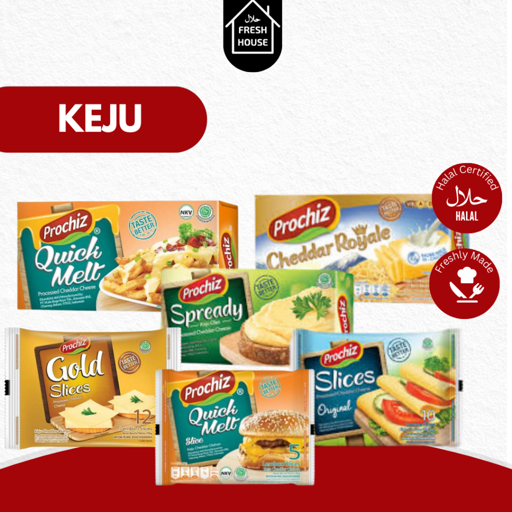 

KEJU CHEDDAR/SLICE SPREADY, GOLD, QUICKMELT PROCHIZ