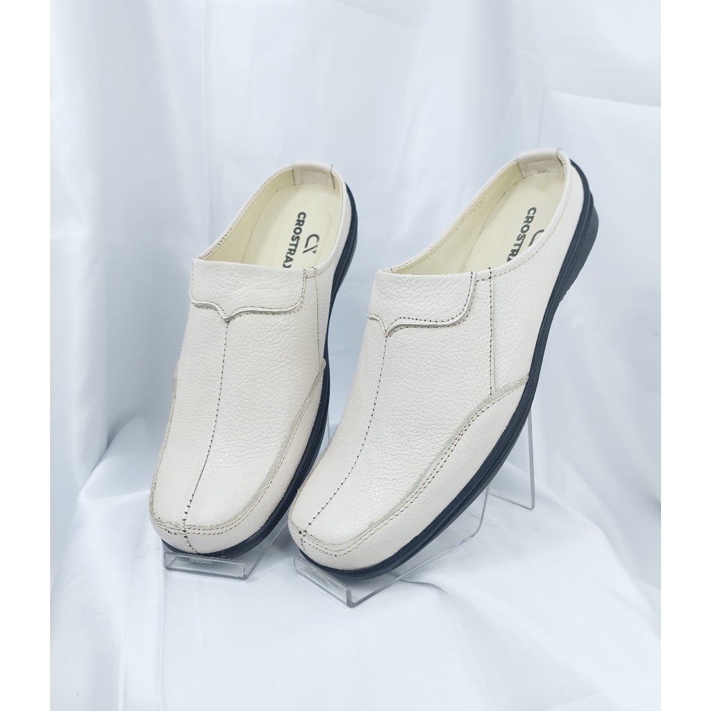 Sandal Sepatu Bustong Pria Kulit Asli  Sandal Selop Bustong Sendal Bustong Casual Sepatu Pantofel Pr