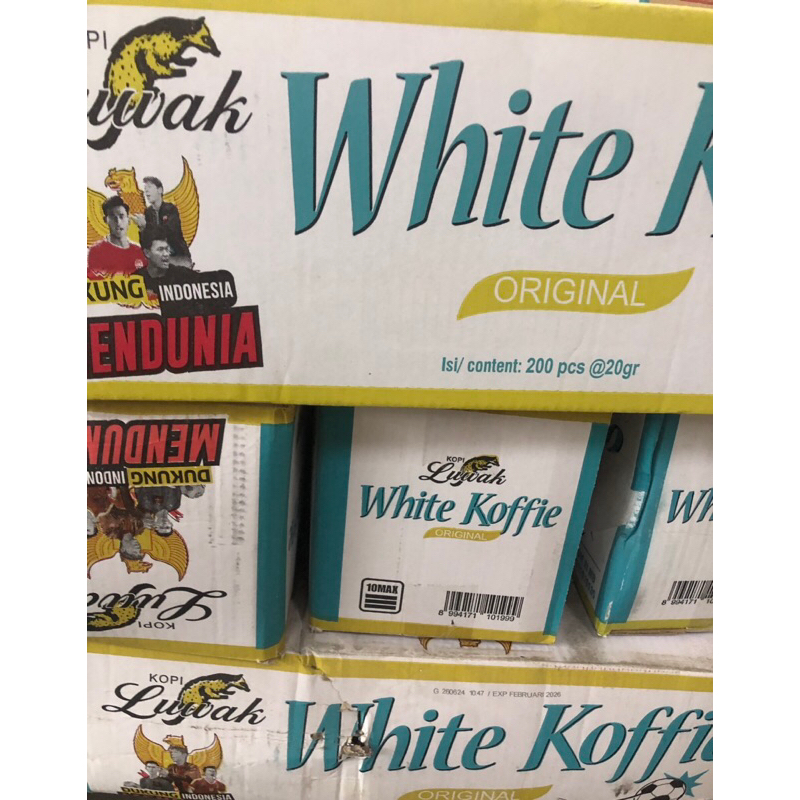 

Luwak white kopi 1 dus |12 rtngx10x20 gr