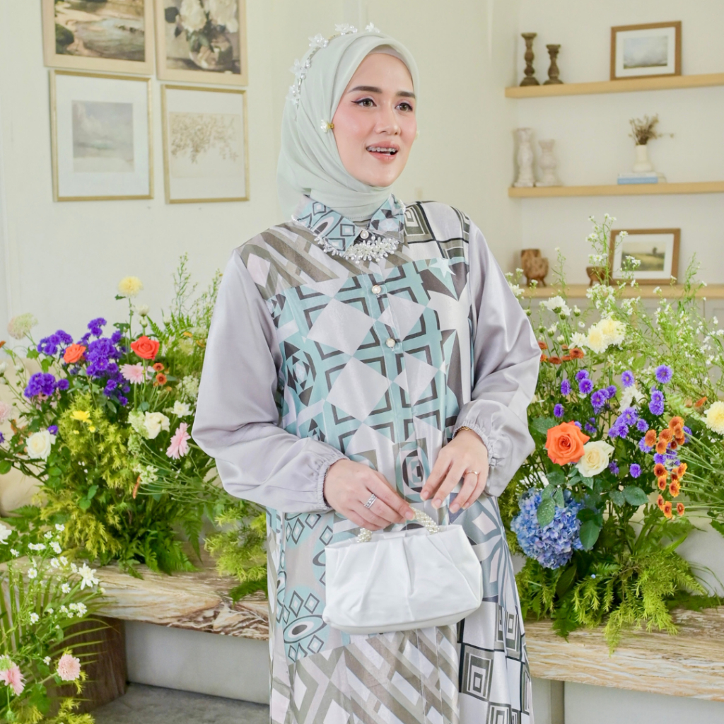 RB Callanda - Family Set Madani Series Dress Mint
