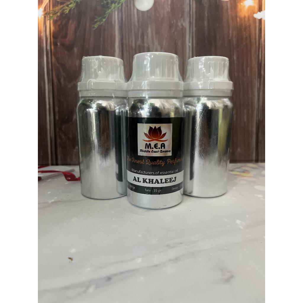 AL KHALEEJ  By MEA. bibit parfum searah aroma al khaleej surrati. kemasan segel 100 gram.