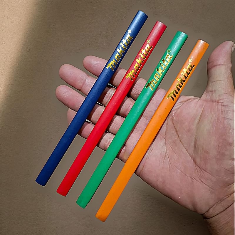 

PENSIL TUKANG MAKITA 4 PCS 18 CM / PENSIL GEPENG KAYU MAKITA 18 CM 4 PCS