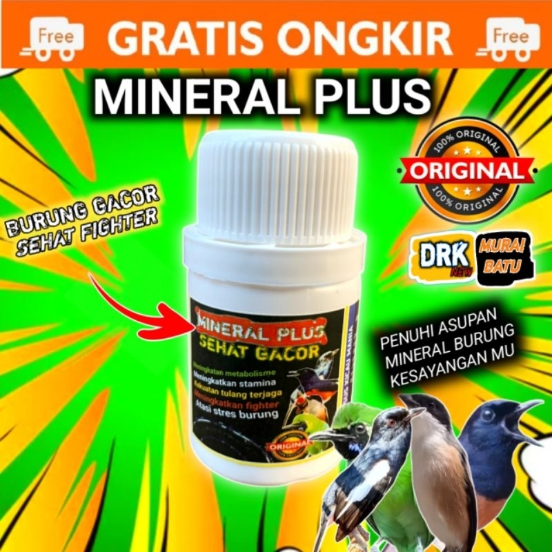 Mineral Plus Vitamin Burung DrkNew
