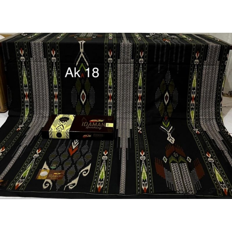 Sarung atlas idaman kembang motif bhs new