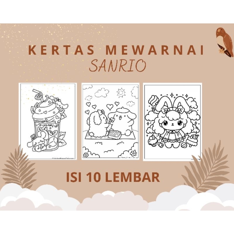 

KERTAS MEWARNAI SANRIO ISI 10 SIZE A5 / BELAJAR MEWARNAI