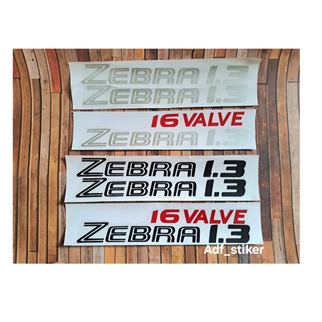 Stiker Pintu daihatsu zebra 1.3 16 valve / stiker zebra 1.3 valve16 / daihatsu zebra