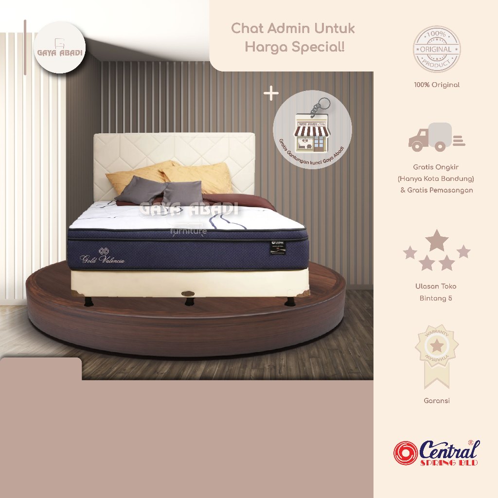 Kasur Gold Valencia  / Springbed Gold Valencia - Central Springbed