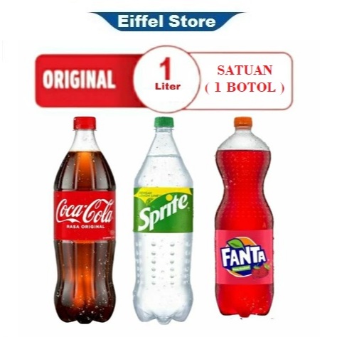 

BIG PROMO ! MINUMAN SODA SPRITE FANTA COCA COLA 1 Liter (FANTA TERMURAH, SPRITE TERMURAH)