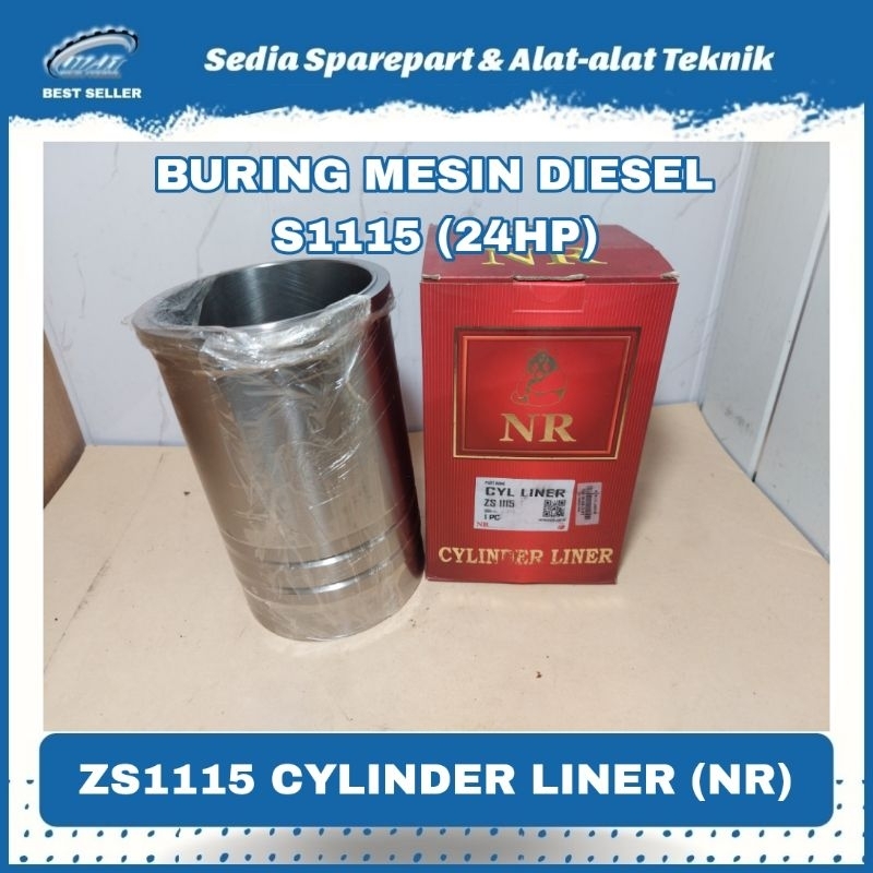 BURING BORING MESIN DIESEL 24HP ZS1115 CYLINDER LINER NR