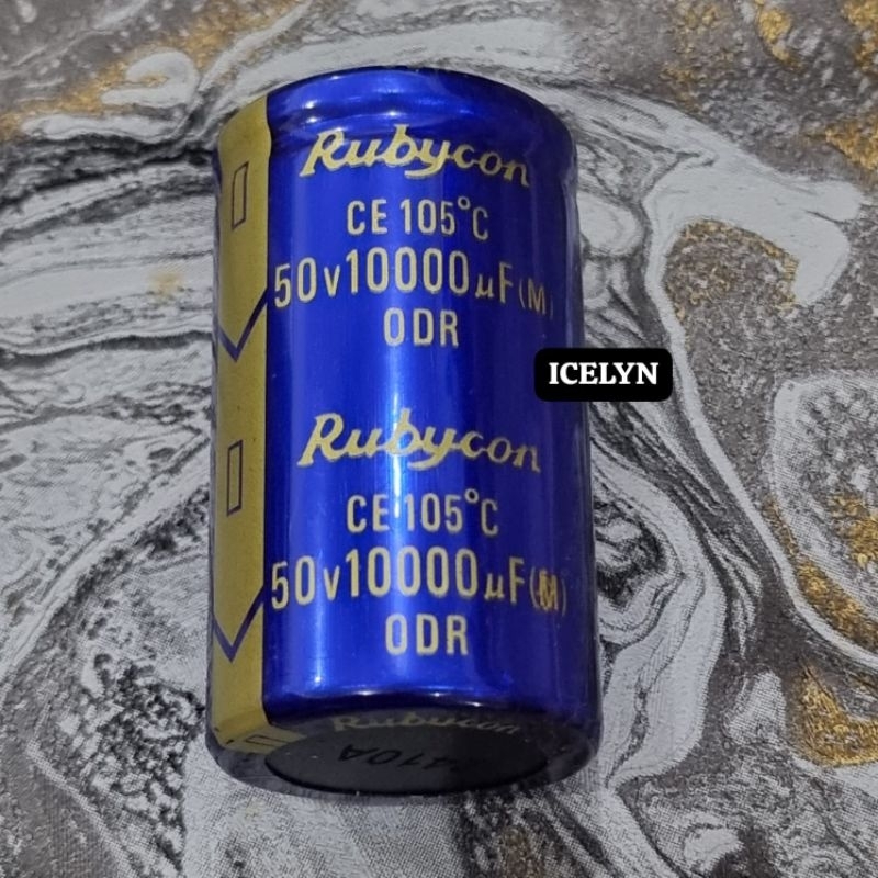 Elco 10000UF 50V Rubycon Biru Elko Rubycon
