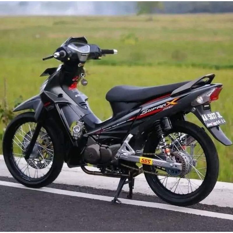 (BISA COD) Striping Supra x 125D 2008 Sticker Lis standard Ori Honda Supra x 125D