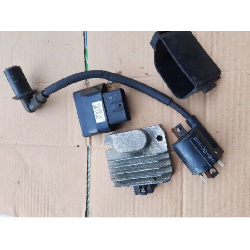 ecu/cdi + kiprok+coil/koil motor Yamaha Mio m3 mio z original copotan